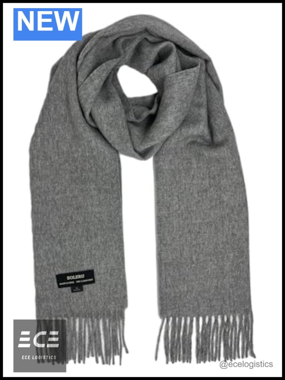 100% Baby Alpaca Wool Scarf Soft Warm Winter Gift 70x12